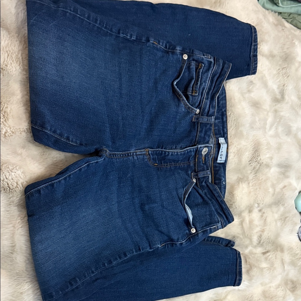 LOFT Dark Blue Flare Women's Jeans